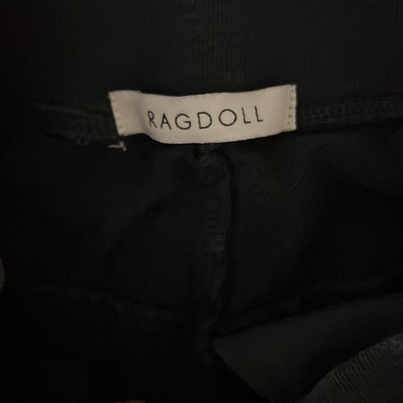 Ragdoll Sweatpants with Brass Buttons Faded Black Size XS - Picture 7 of 7